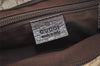Authentic GUCCI Shoulder Cross Body Bag Purse GG PVC Leather 141626 Brown 3424K