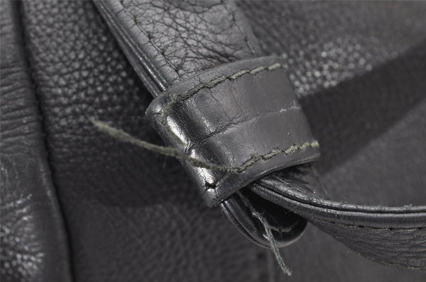 Authentic GUCCI Vintage Shoulder Tote Bag Leather 257051 Black 3425K