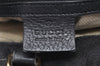 Authentic GUCCI Vintage Shoulder Tote Bag Leather 257051 Black 3425K