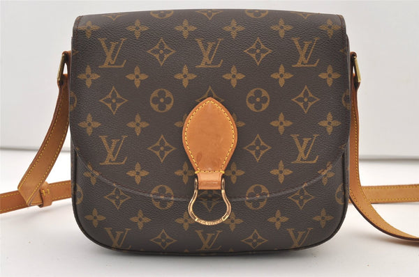 Authentic Louis Vuitton Monogram Saint Cloud GM M51242 Shoulder Cross Bag 3426J