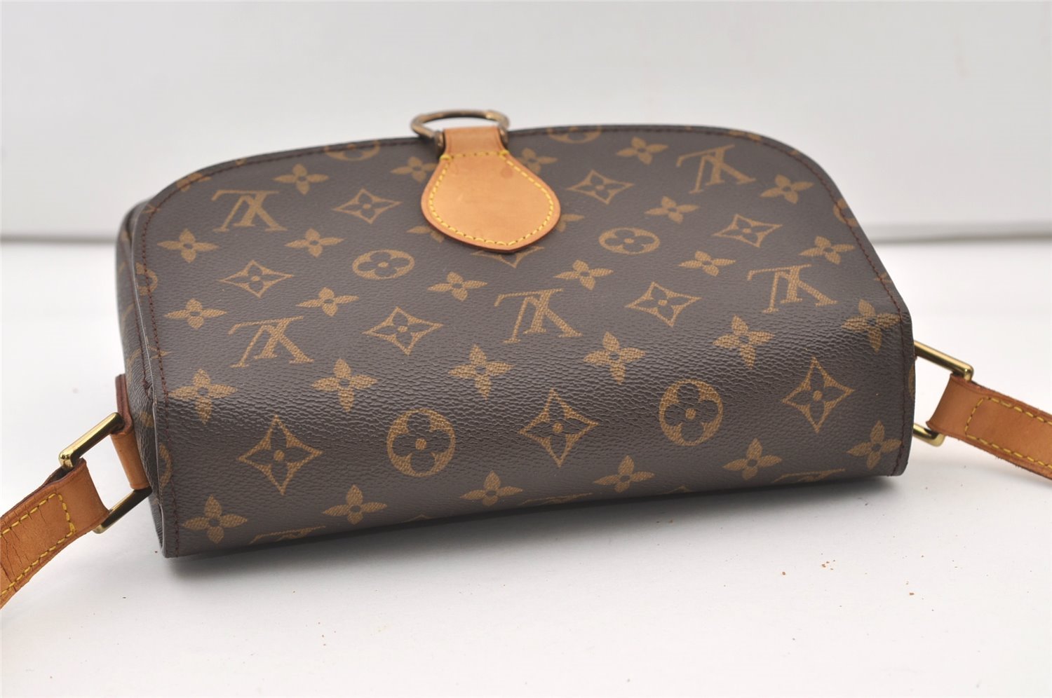 Authentic Louis Vuitton Monogram Saint Cloud GM M51242 Shoulder Cross Bag 3426J