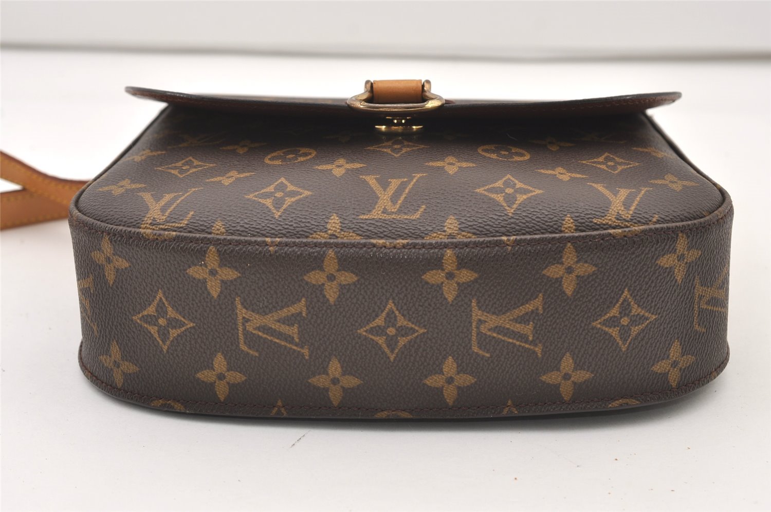 Authentic Louis Vuitton Monogram Saint Cloud GM M51242 Shoulder Cross Bag 3426J