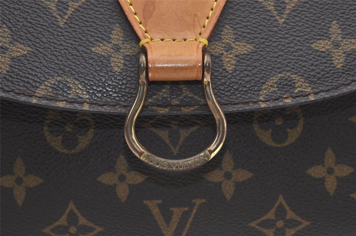 Authentic Louis Vuitton Monogram Saint Cloud GM M51242 Shoulder Cross Bag 3426J