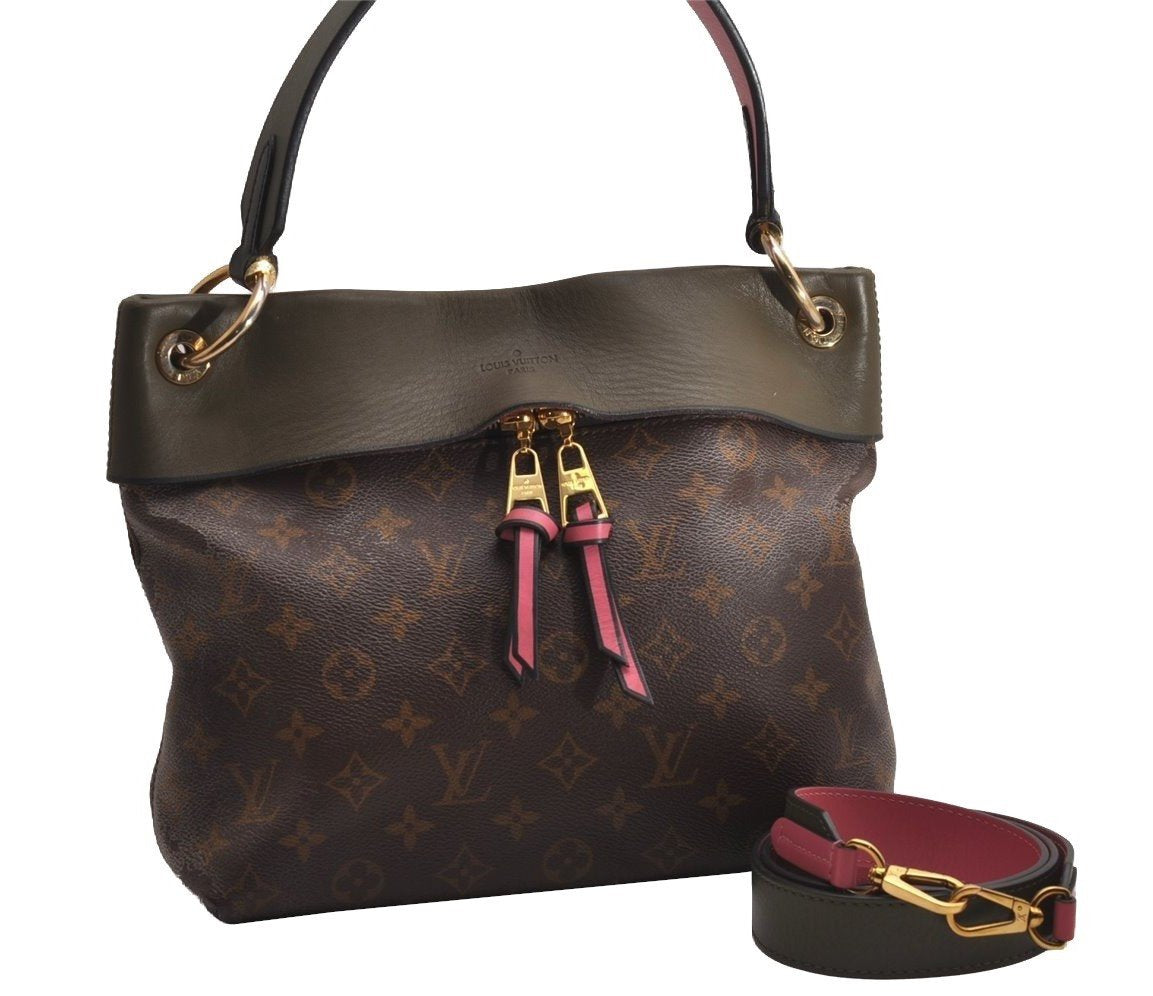Authentic Louis Vuitton Monogram Tuileries Besace M43159 2Way Shoulder Bag 3427J
