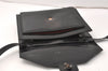 Authentic YVES SAINT LAURENT Shoulder Bag Purse Enamel Black 3427K