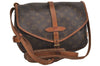 Authentic Louis Vuitton Monogram Saumur 30 Shoulder Cross Bag M42256 LV 3428J