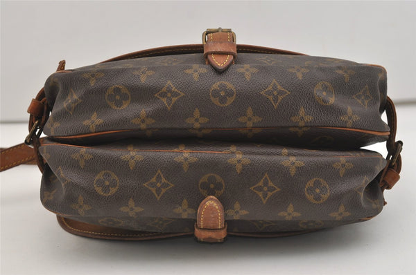 Authentic Louis Vuitton Monogram Saumur 30 Shoulder Cross Bag M42256 LV 3428J