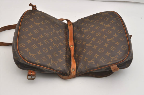 Authentic Louis Vuitton Monogram Saumur 30 Shoulder Cross Bag M42256 LV 3428J