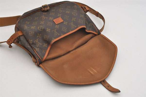 Authentic Louis Vuitton Monogram Saumur 30 Shoulder Cross Bag M42256 LV 3428J