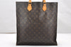 Authentic Louis Vuitton Monogram Sac Plat Hand Tote Bag M51140 LV 3429K