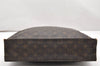 Authentic Louis Vuitton Monogram Sac Plat Hand Tote Bag M51140 LV 3429K