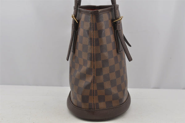 Authentic Louis Vuitton Damier Marais Bucket Shoulder Tote Bag N42240 LV 3430J