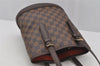 Authentic Louis Vuitton Damier Marais Bucket Shoulder Tote Bag N42240 LV 3430J