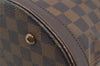 Authentic Louis Vuitton Damier Marais Bucket Shoulder Tote Bag N42240 LV 3430J