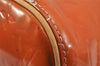 Authentic Louis Vuitton Vernis Houston Shoulder Hand Bag Orange M91004 LV 3430K