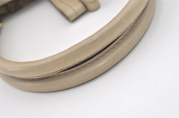 Authentic GUCCI Sukey 2Way Tote Bag GG Canvas Leather 223974 Brown 3431J