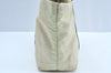 Authentic PRADA Vintage Nylon Tessuto Leather Tote Hand Bag Light Beige 3432I