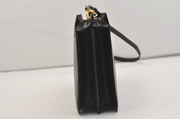 Authentic Louis Vuitton Epi Enghien 2Way Shoulder Clutch Bag M52112 Black 3432J