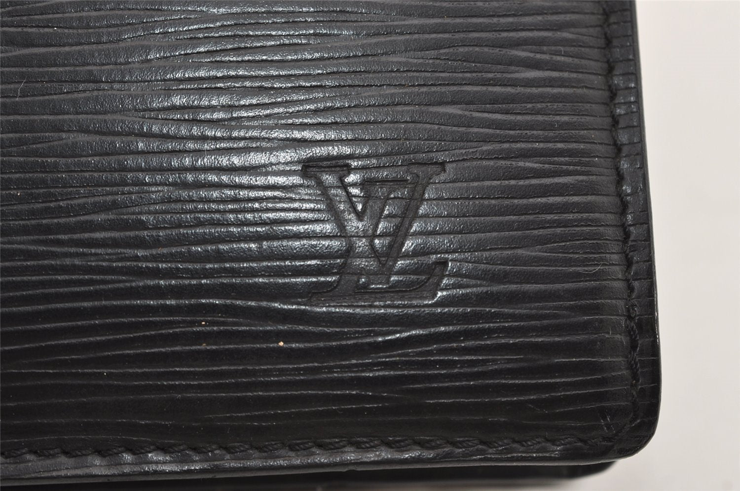 Authentic Louis Vuitton Epi Enghien 2Way Shoulder Clutch Bag M52112 Black 3432J