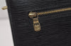 Authentic Louis Vuitton Epi Enghien 2Way Shoulder Clutch Bag M52112 Black 3432J