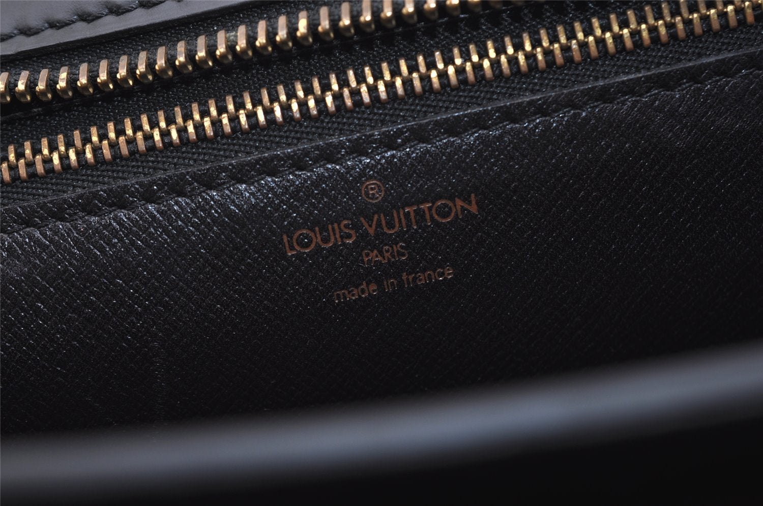 Authentic Louis Vuitton Epi Enghien 2Way Shoulder Clutch Bag M52112 Black 3432J