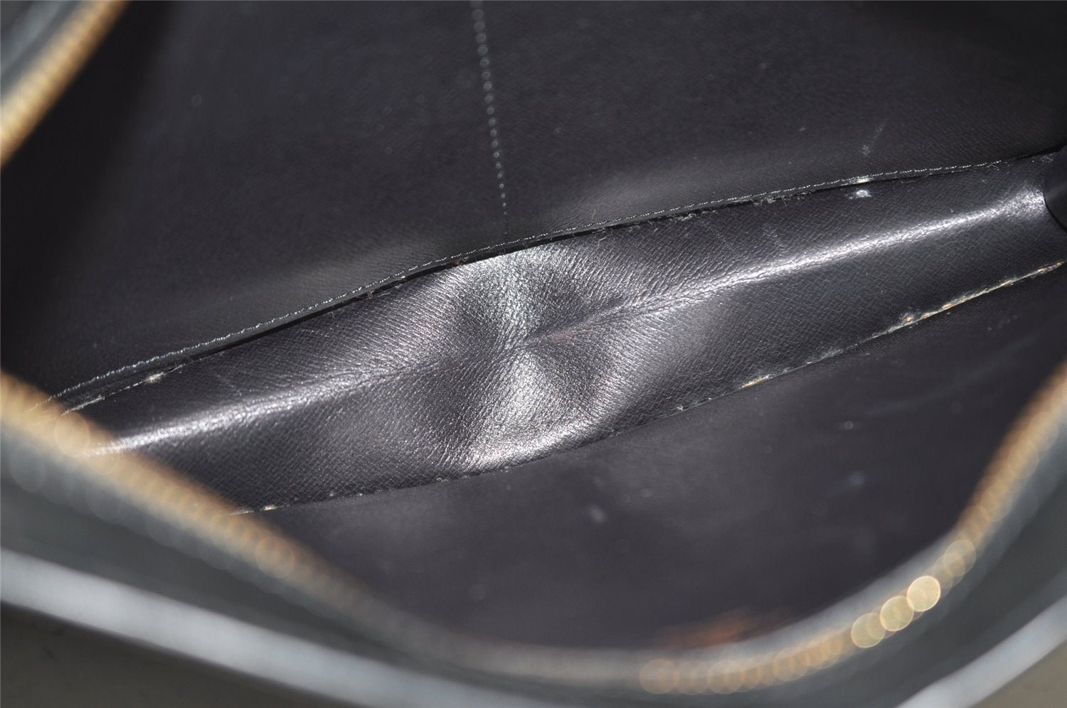 Authentic Louis Vuitton Epi Enghien 2Way Shoulder Clutch Bag M52112 Black 3432J