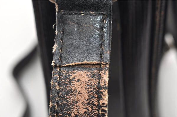 Authentic Louis Vuitton Epi Cartouchiere MM Shoulder Bag Black M52242 LV 3432K