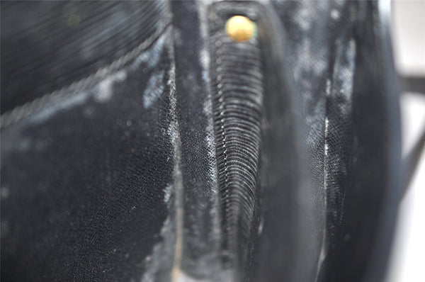 Authentic Louis Vuitton Epi Cartouchiere MM Shoulder Bag Black M52242 LV 3432K