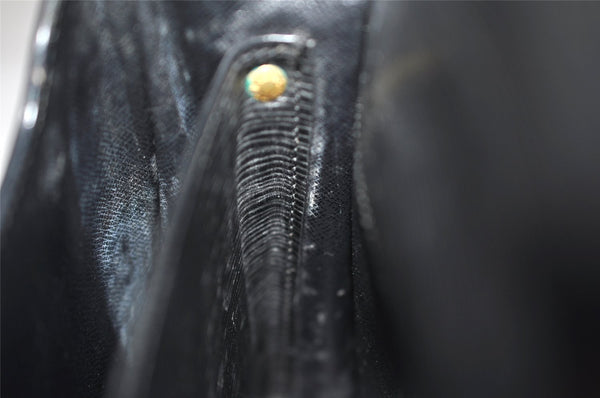 Authentic Louis Vuitton Epi Cartouchiere MM Shoulder Bag Black M52242 LV 3432K