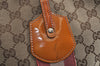 Authentic GUCCI Jolie Sherry Line Tote Bag GG Canvas Enamel 211971 Brown 3433J
