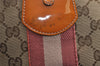 Authentic GUCCI Jolie Sherry Line Tote Bag GG Canvas Enamel 211971 Brown 3433J