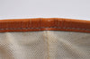 Authentic GUCCI Jolie Sherry Line Tote Bag GG Canvas Enamel 211971 Brown 3433J