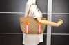 Authentic GUCCI Jolie Sherry Line Tote Bag GG Canvas Enamel 211971 Brown 3433J