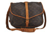 Authentic Louis Vuitton Monogram Saumur 35 Shoulder Cross Bag M42254 Junk 3434J