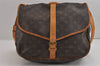 Authentic Louis Vuitton Monogram Saumur 35 Shoulder Cross Bag M42254 Junk 3434J
