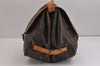 Authentic Louis Vuitton Monogram Saumur 35 Shoulder Cross Bag M42254 Junk 3434J