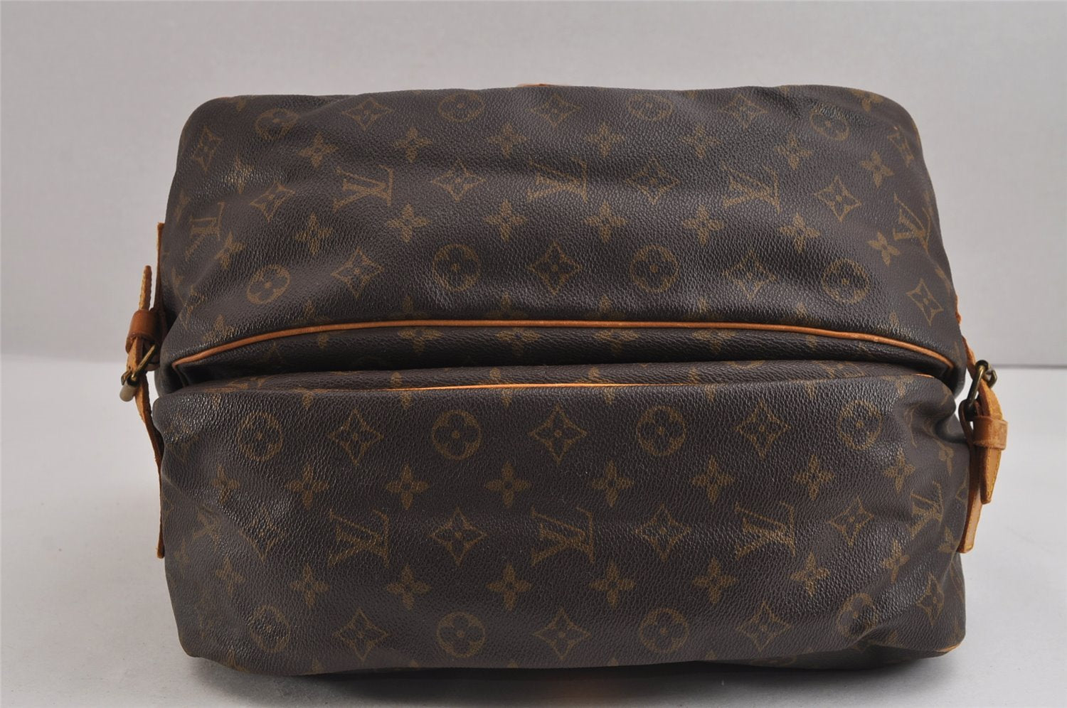 Authentic Louis Vuitton Monogram Saumur 35 Shoulder Cross Bag M42254 Junk 3434J