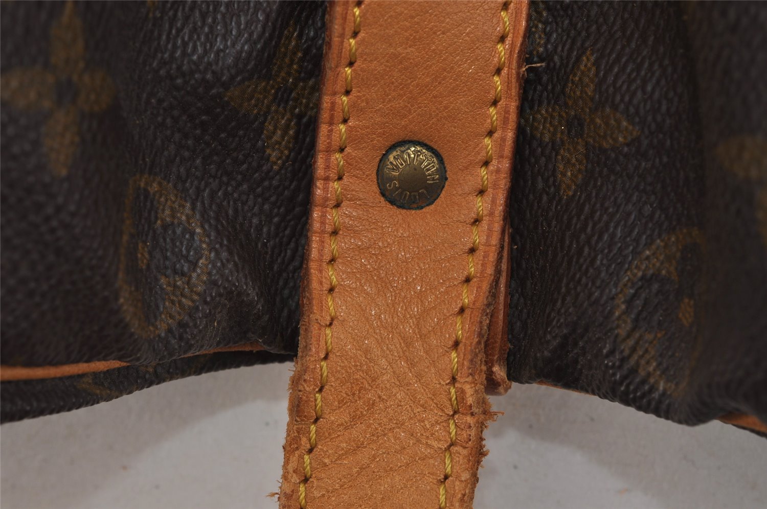 Authentic Louis Vuitton Monogram Saumur 35 Shoulder Cross Bag M42254 Junk 3434J