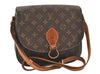 Authentic Louis Vuitton Monogram Saint Cloud GM M51242 Shoulder Cross Bag 3435J