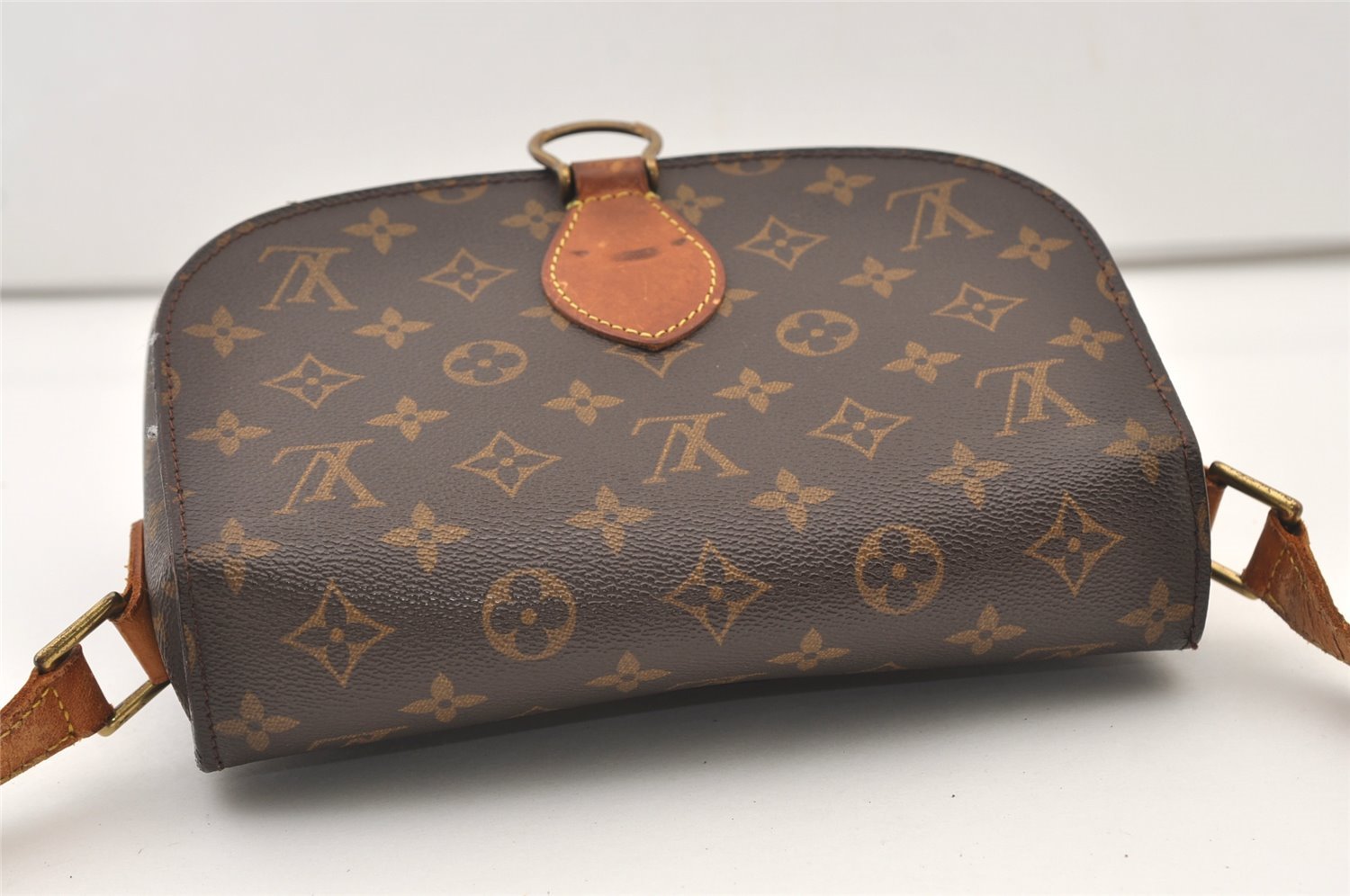 Authentic Louis Vuitton Monogram Saint Cloud GM M51242 Shoulder Cross Bag 3435J