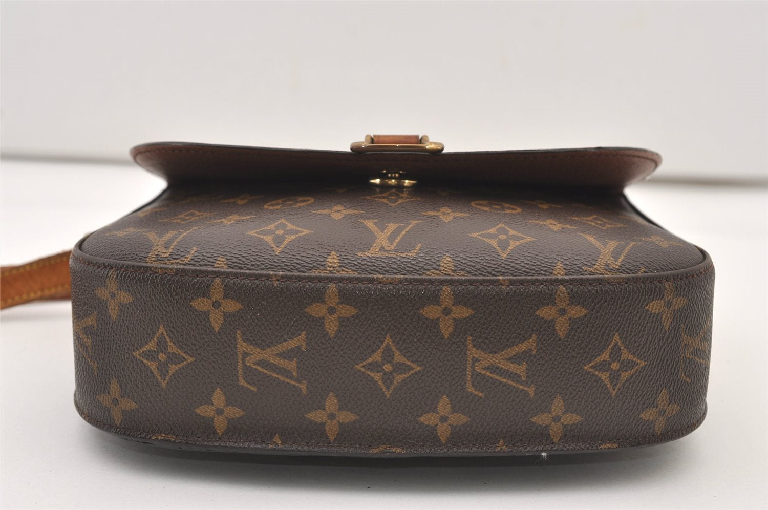 Authentic Louis Vuitton Monogram Saint Cloud GM M51242 Shoulder Cross Bag 3435J