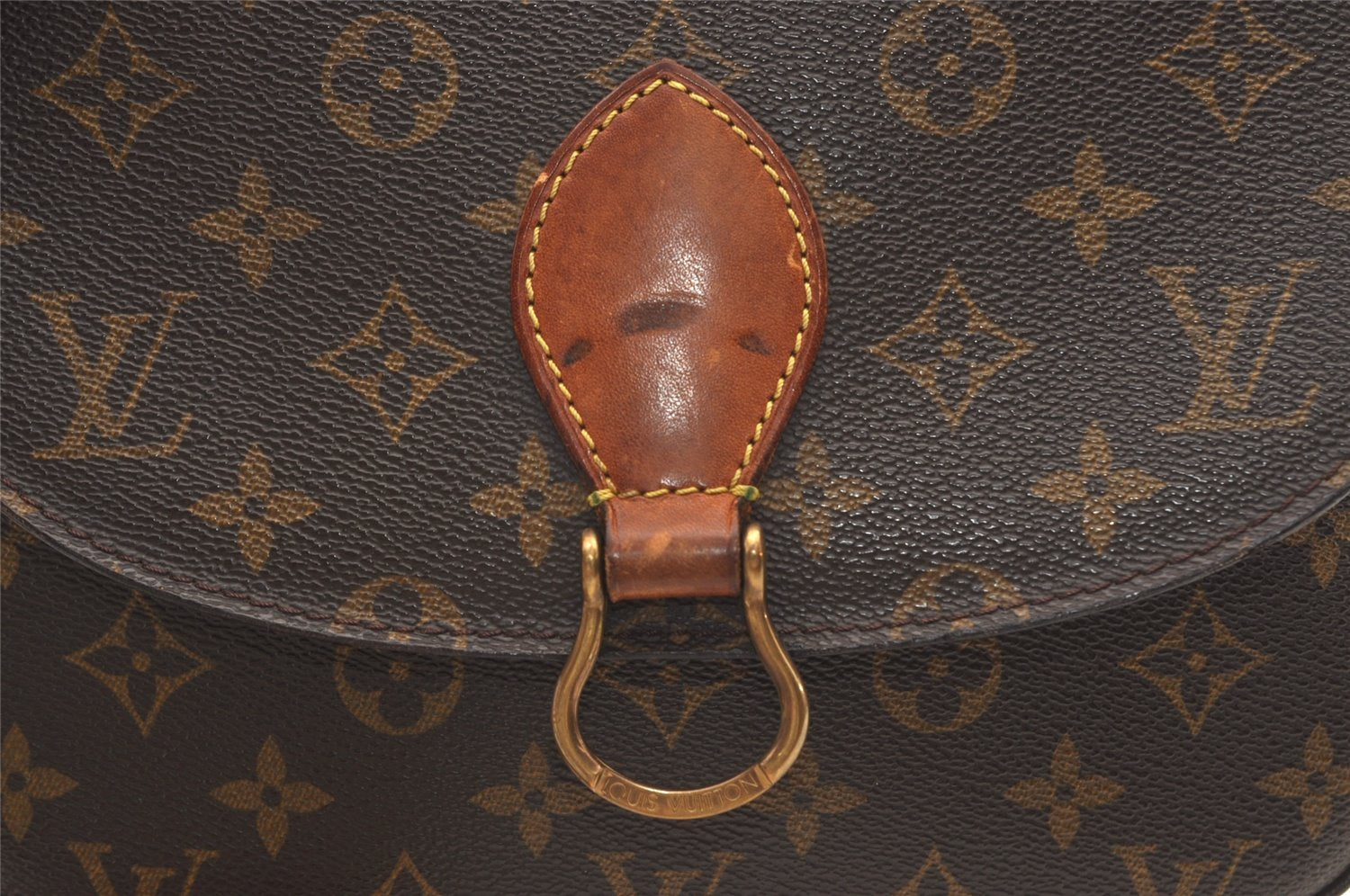 Authentic Louis Vuitton Monogram Saint Cloud GM M51242 Shoulder Cross Bag 3435J