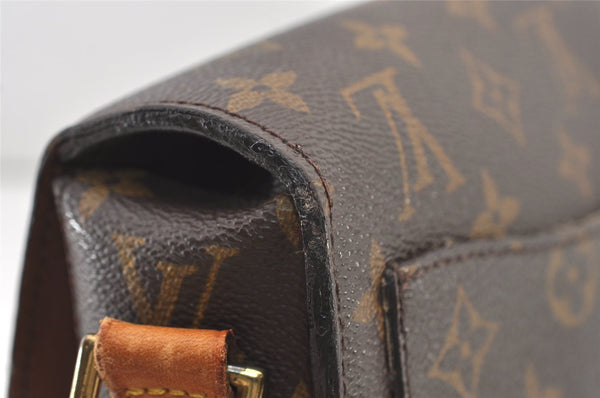 Authentic Louis Vuitton Monogram Saint Cloud GM M51242 Shoulder Cross Bag 3435J