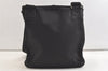 Authentic BURBERRY Vintage Nylon Leather Shoulder Cross Body Bag Black 3435K