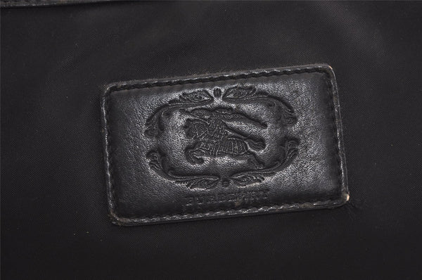 Authentic BURBERRY Vintage Nylon Leather Shoulder Cross Body Bag Black 3435K