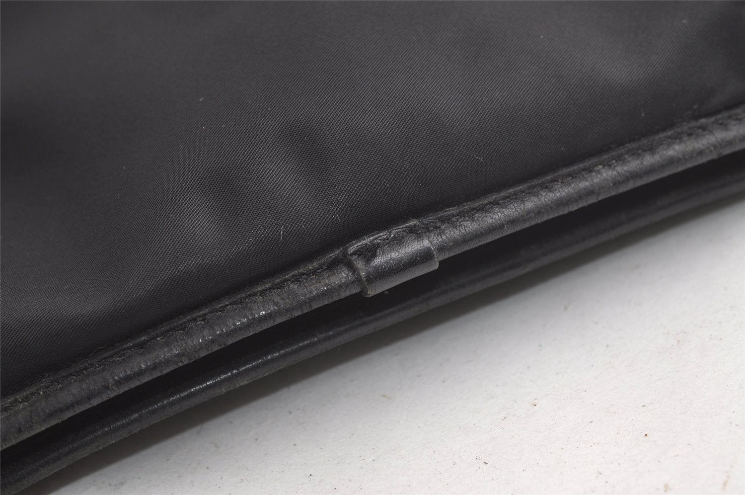 Authentic BURBERRY Vintage Nylon Leather Shoulder Cross Body Bag Black 3435K