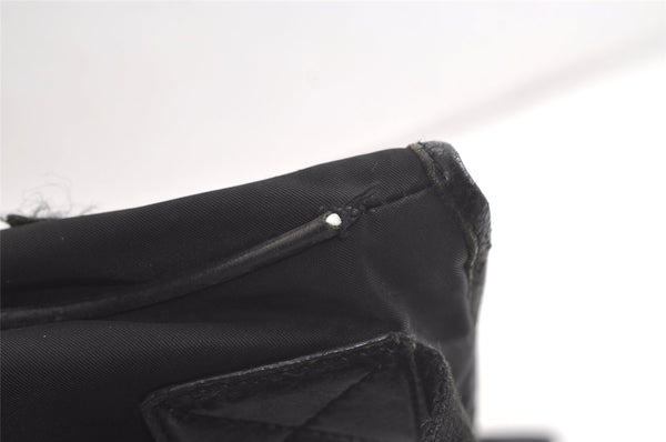 Authentic BURBERRY Vintage Nylon Leather Shoulder Cross Body Bag Black 3435K