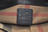Authentic BURBERRY Vintage Nylon Leather Shoulder Cross Body Bag Black 3435K