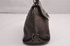 Authentic Salvatore Ferragamo Gancini Leather 2Way Shoulder Hand Bag Brown 3436J