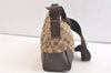 Authentic GUCCI Shoulder Cross Body Bag GG Canvas Leather 114273 Brown 3436K